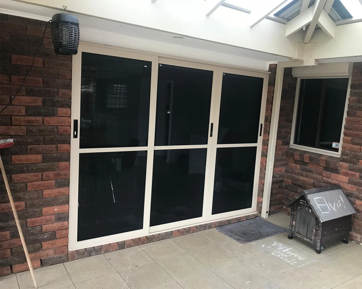 Security screens after installation by HighEnd Installs
