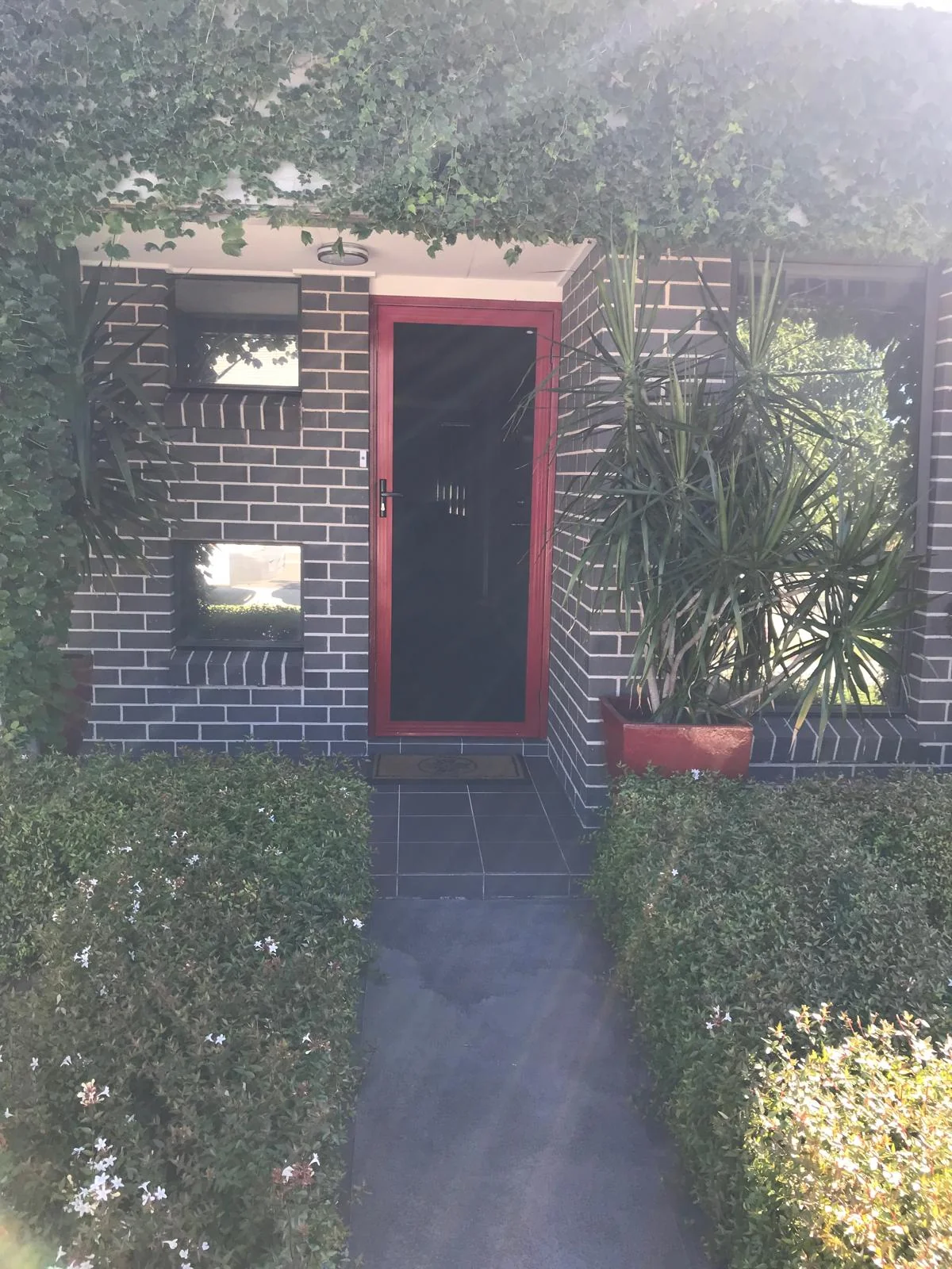 Front entry before installation
